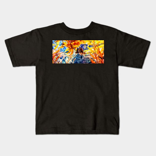 Seaweed Kids T-Shirt by PinkBatcave